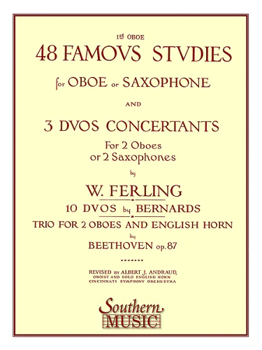 FERLING 48 FAMOUS STUDIES, 1ST OBOE & SAX - B103