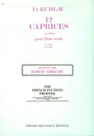Fr. Kuhlau 12 Caprices Opus 10 bis for Flute Book 1- 524-00432