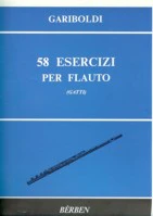 GARIBOLDI 58 EXERCIZI FOR FLUTE - 52400326