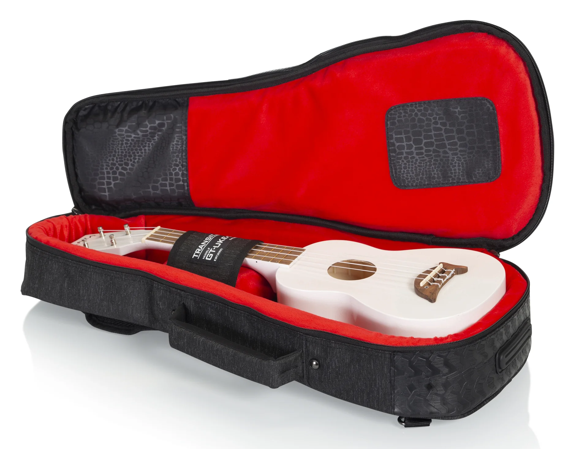 Gator Black Transit Bag – Soprano Ukulele - GT-UKE-SOP-BLK - Image 2