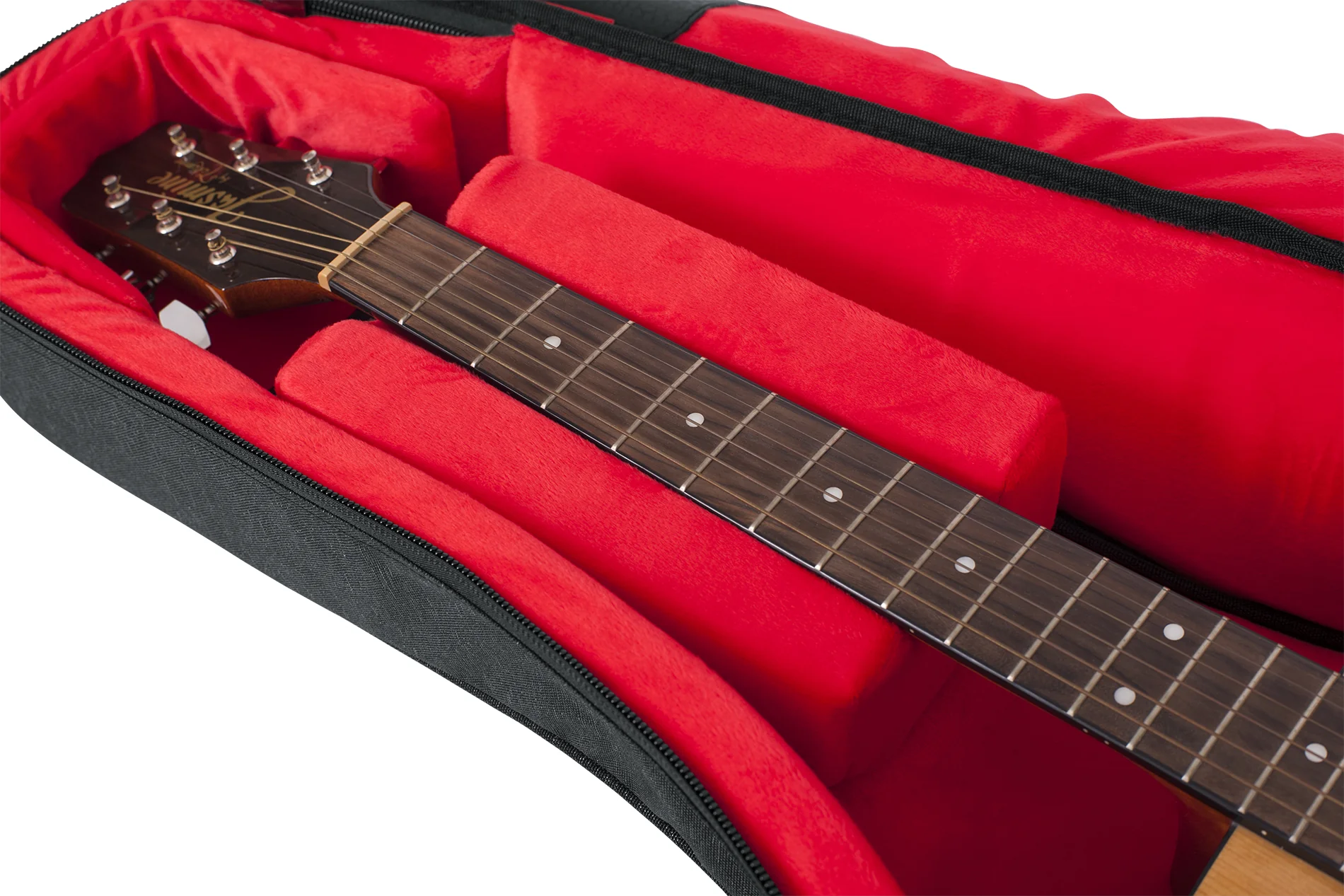 Gator Transit Series Acoustic Guitar Gig Bag- Charcoal Exterior - GT-ACOUSTIC - Image 10