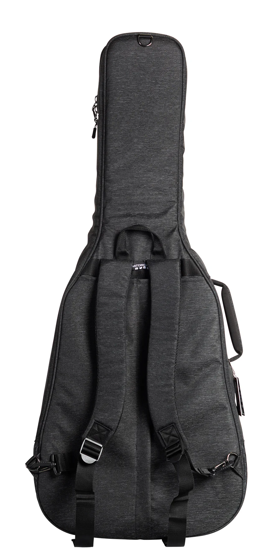 Gator Transit Series Acoustic Guitar Gig Bag- Charcoal Exterior - GT-ACOUSTIC - Image 3