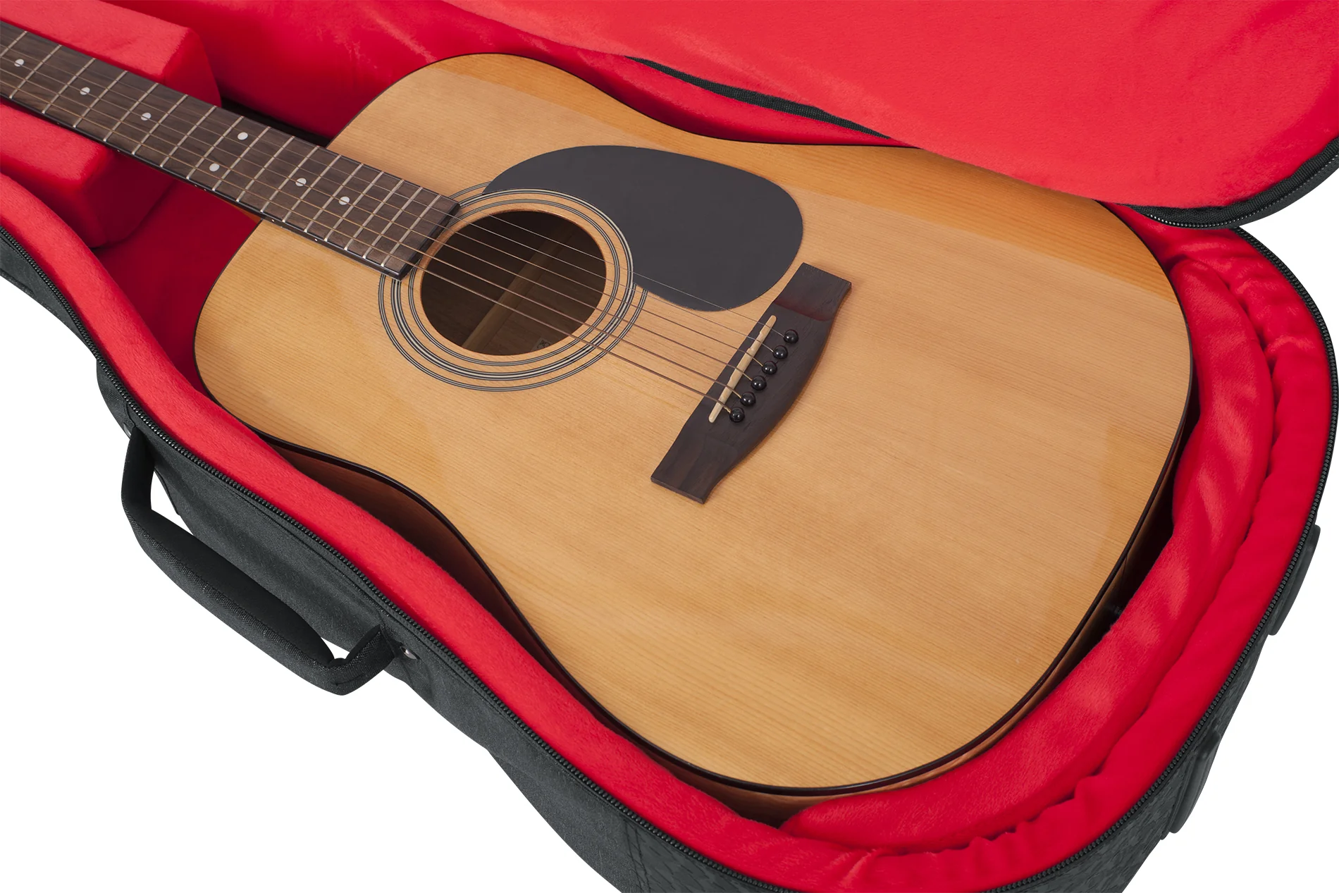 Gator Transit Series Acoustic Guitar Gig Bag- Charcoal Exterior - GT-ACOUSTIC - Image 6