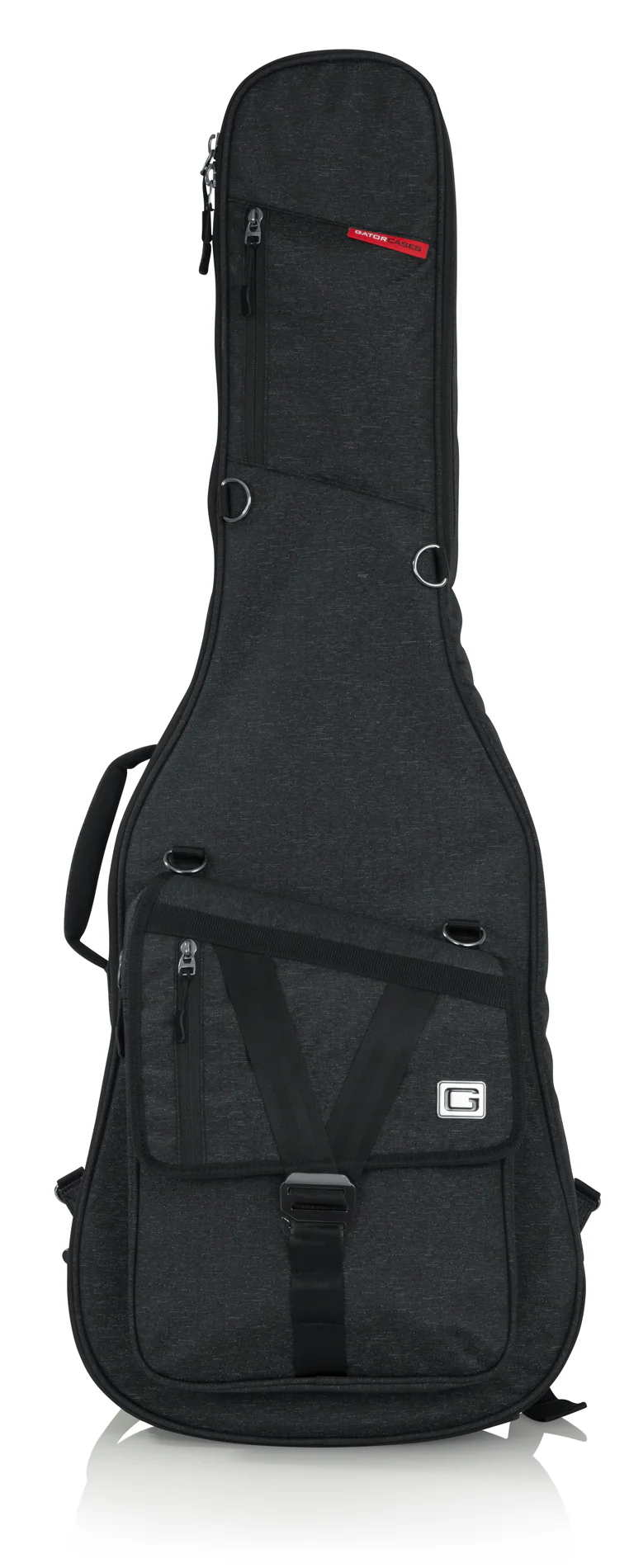 Gator Transit Series Electric Guitar Gig Bag with Charcoal Black Exterior - GT-ELECTRIC-BLK - Image 2