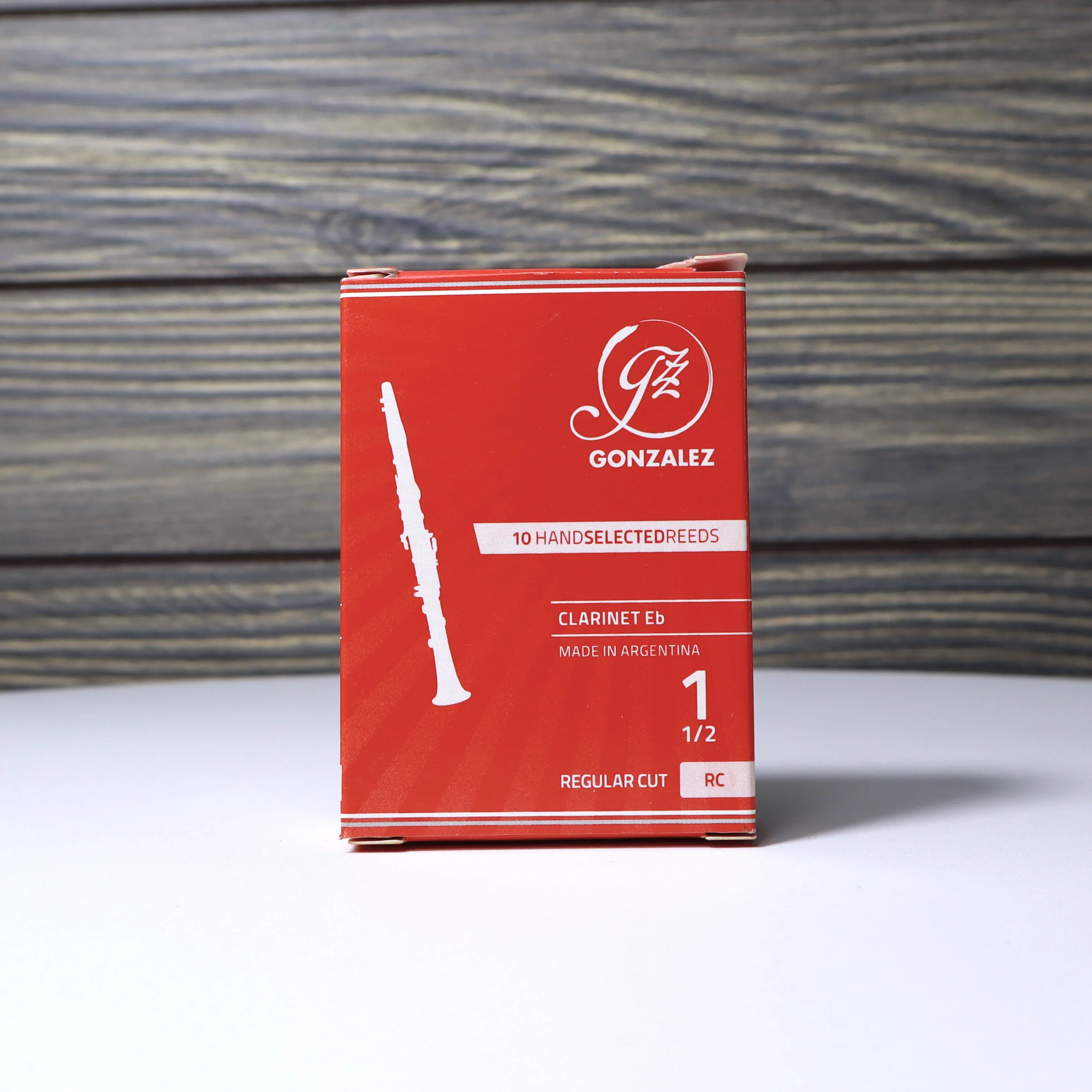Gonzalez Regular Cut Bb Clarinet Reeds - 10 Per Box Strength 1.5 B-STOCK