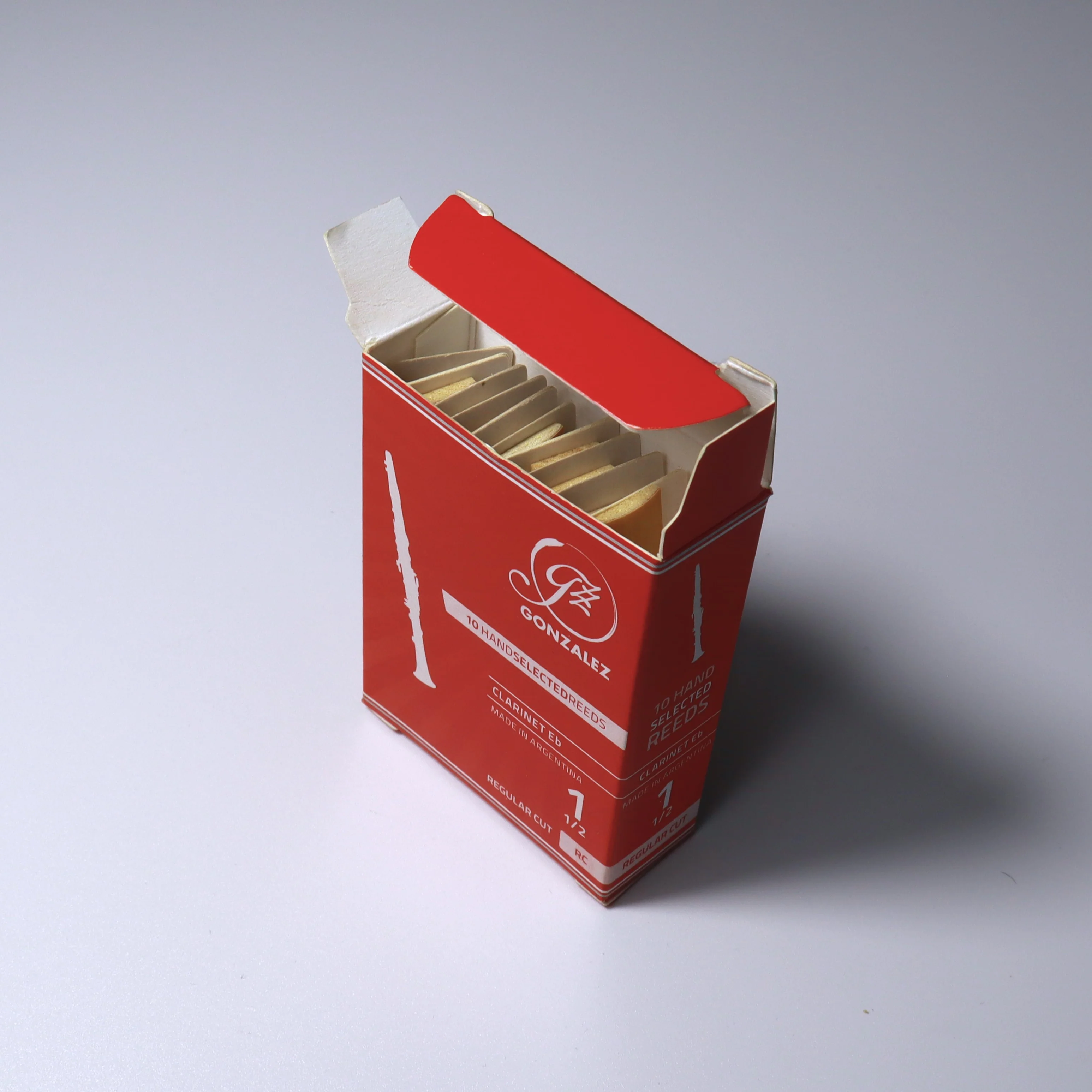 Gonzalez Regular Cut Bb Clarinet Reeds - 10 Per Box Strength 1.5 B-STOCK - Image 3