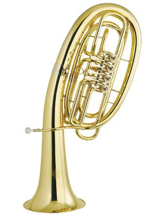 Hans Hoyer Wagner F Tuba - Ball Link - Clear Lacquered - 824-L