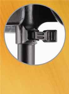 Hercules Alto or Tenor Saxophone Stand W/ Soprano Sax Peg & Carry Bag - DS533BB - Image 4