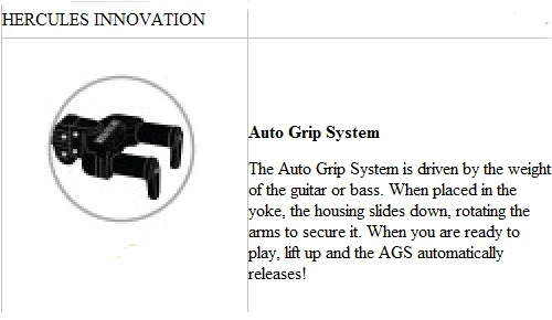 Hercules Auto-Grab  Guitar Stand W/BONUS Neck Cradle - GS414BN - Image 3
