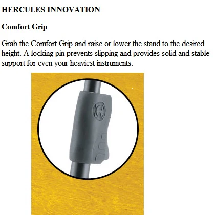 Hercules Auto-Grab  Guitar Stand W/BONUS Neck Cradle - GS414BN - Image 4
