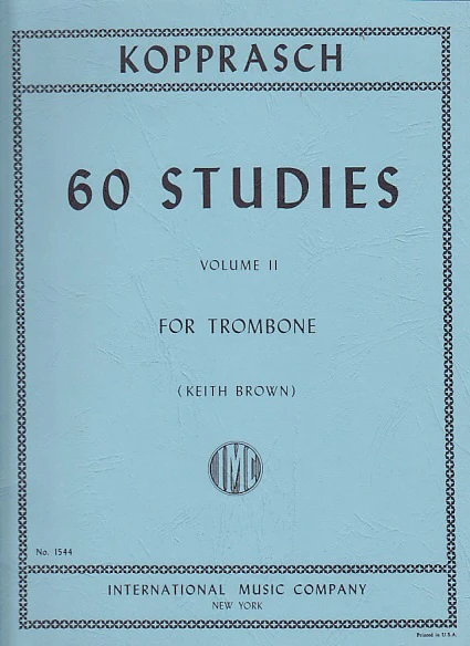 IMC BOOK - KOPPRASCH, C. 60 Studies: Volume II (KOVAR) - 2139