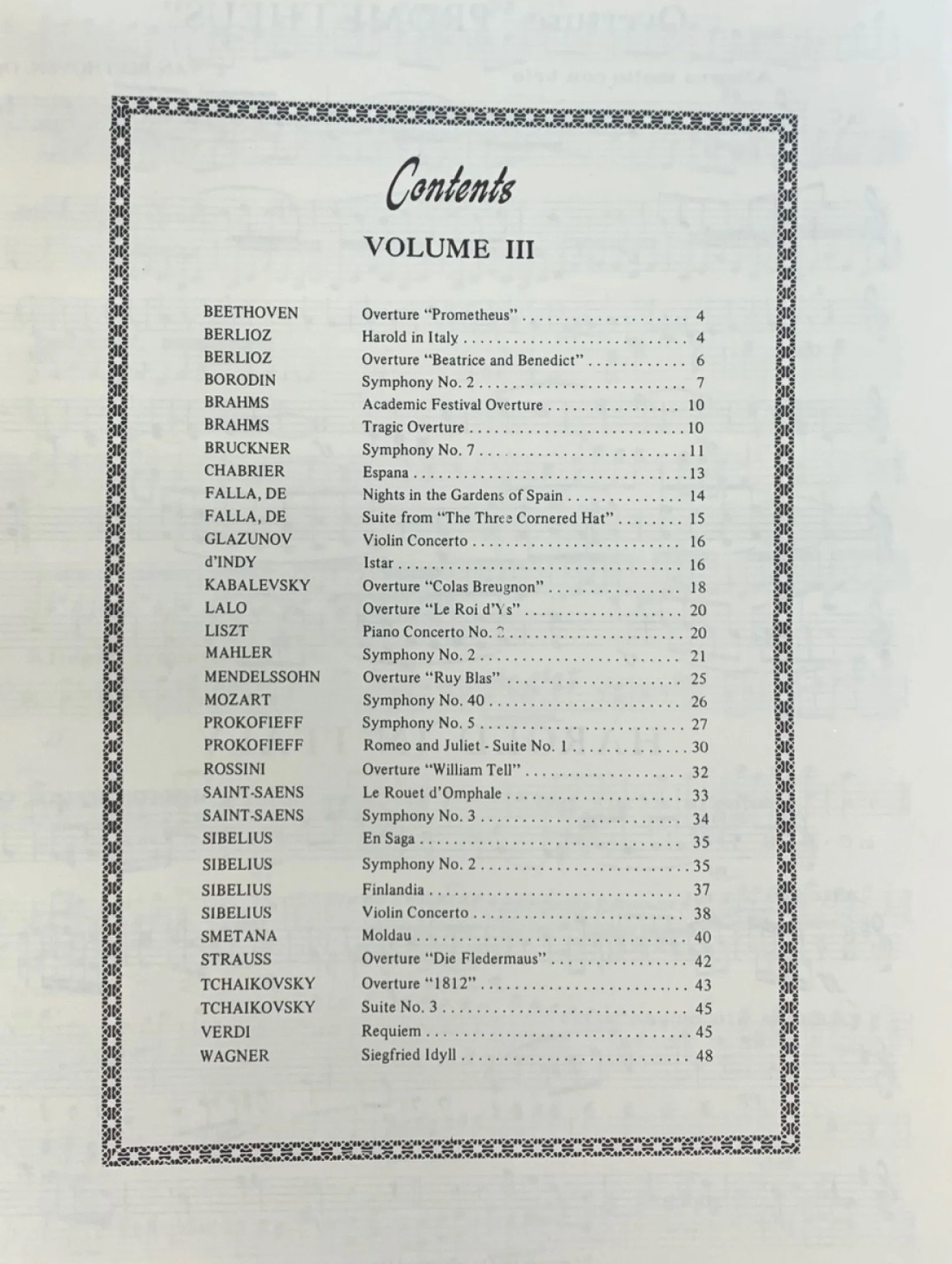 IMC BOOK - ORCHESTRAL EXCERPTS Volume III (McGINNIS) - 321 (1954) - Image 2