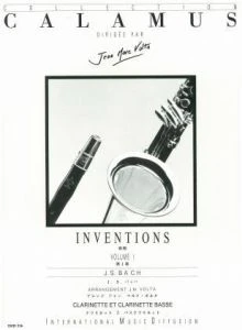 INVENTIONS VOL1 CLARINETTE