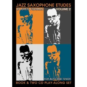 JAZZ SAXOPHONE ETUDES  - BY GREG FISHMAN  VOLUMES 1-3 - Image 2