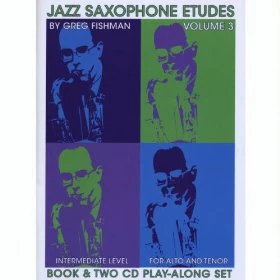 JAZZ SAXOPHONE ETUDES  - BY GREG FISHMAN  VOLUMES 1-3 - Image 3