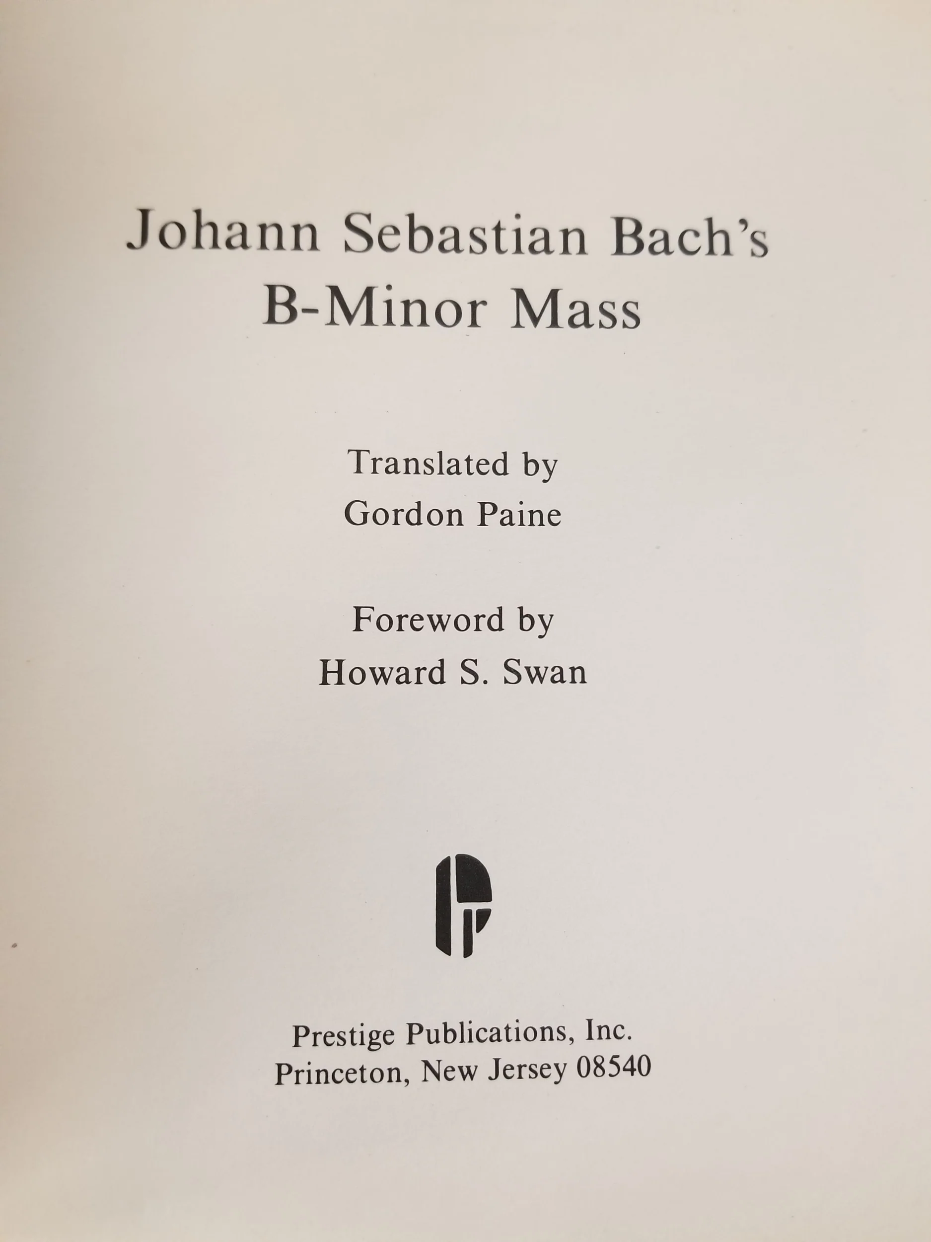 Johann Sebastian Bach's B-Minor Mass Rilling, Helmuth - Image 3