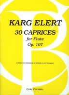 KARG-ELERT FLUTE 30 CAPRICES FOR FLUTE - CU176