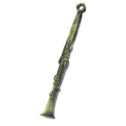 AIM GIFTS Antique Clarinet Brass Keychain - K64 - Image 3