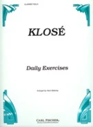 Klose Daily Exercises for Clarinet - Cu35