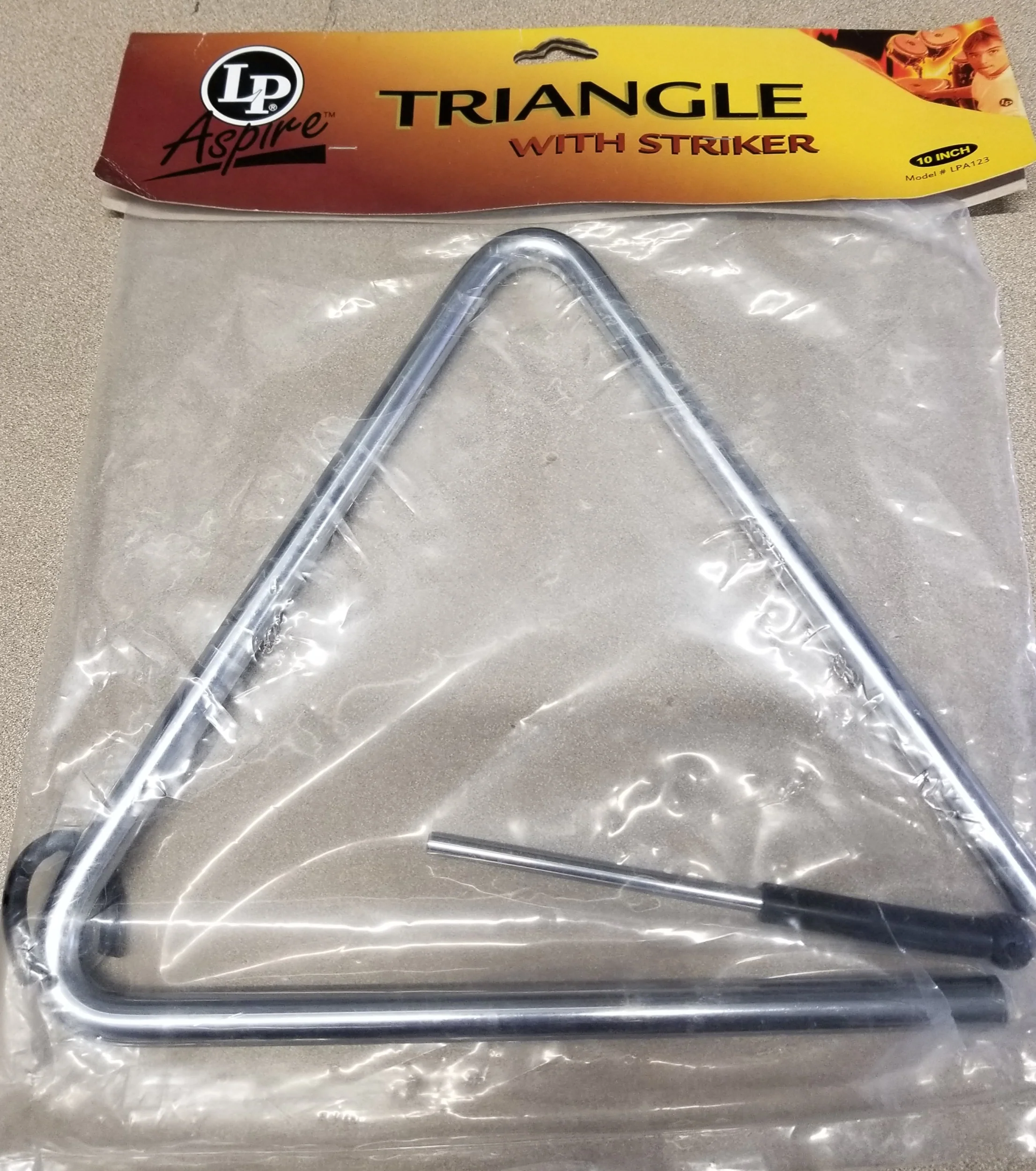Latin Percussion Aspire 10" Pro Triangle with Striker LPA123 - Image 2