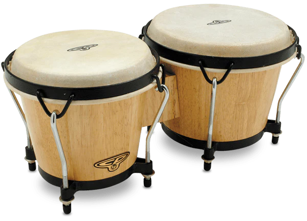 Latin Percussion CP Traditional Bongos Natural Finish - CP221-AW - Image 2