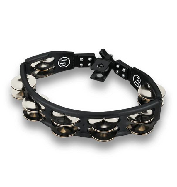 Latin Percussion CYCLOPS® MOUNTABLE TAMBOURINE -Black - STEEL- LP160 - Image 2