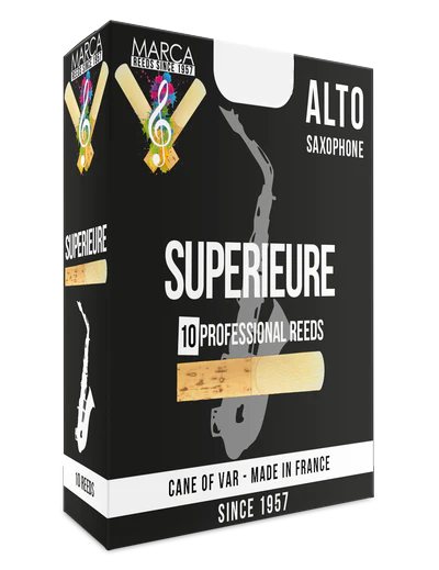 Marca Supérieure Alto Saxophone Reeds - 10 Per Box