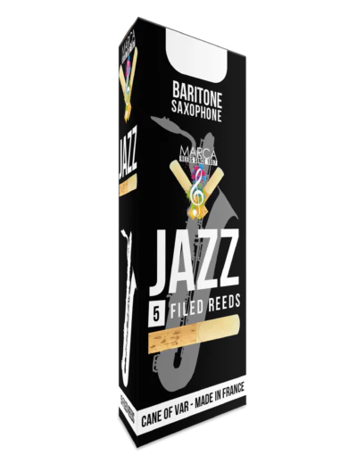 Marca JaZZ Filed Baritone Sax Reeds - 5 Per Box