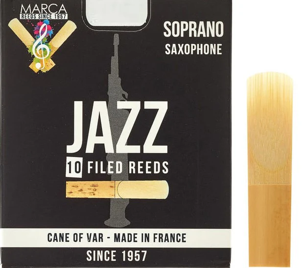 Marca JaZZ Filed Soprano Sax Reeds - 10 Per Box - Image 2