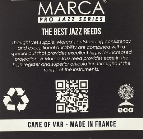 Marca JaZZ Filed Soprano Sax Reeds - 10 Per Box - Image 3