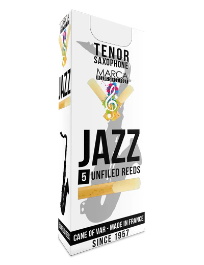 Marca JaZZ Unfiled Tenor Saxophone Reeds - 5 Per Box