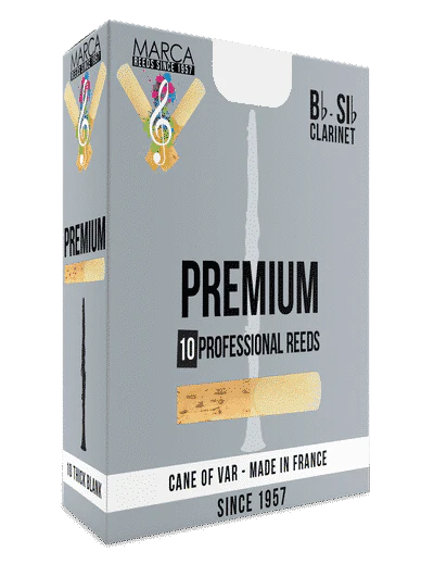 Marca PreMium Bb Clarinet Reeds - 10 per Box