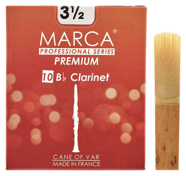 Marca PreMium Bb Clarinet Reeds - 10 per Box - Image 2