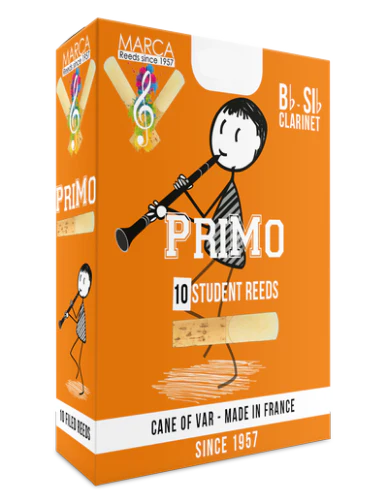 Marca PriMO Bb Clarinet Reeds - 10 Per Box