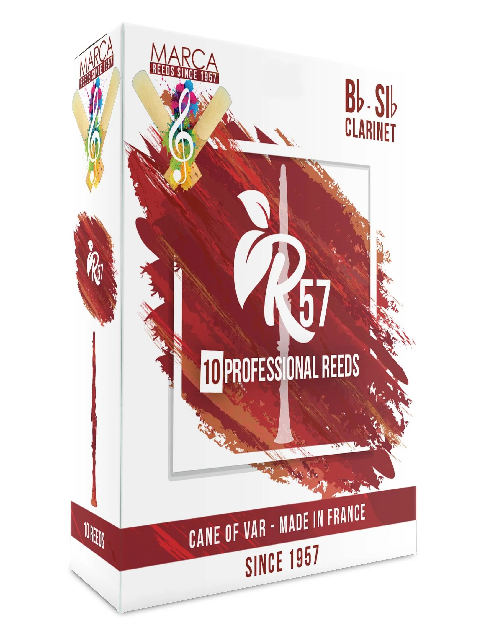 Marca R57 Bb Clarinet Reeds - 10 Per Box