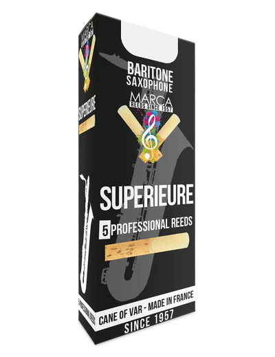 Marca Supérieure Baritone Sax Reeds - 5 Per Box
