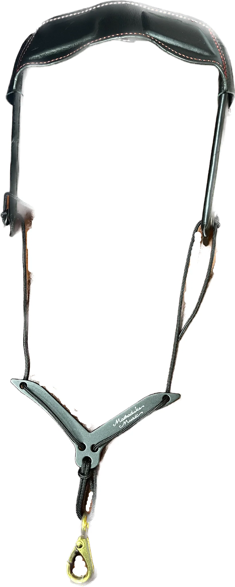 Marmaduke "Feather" Strap III GL - Leather Saxophone Strap - Image 8