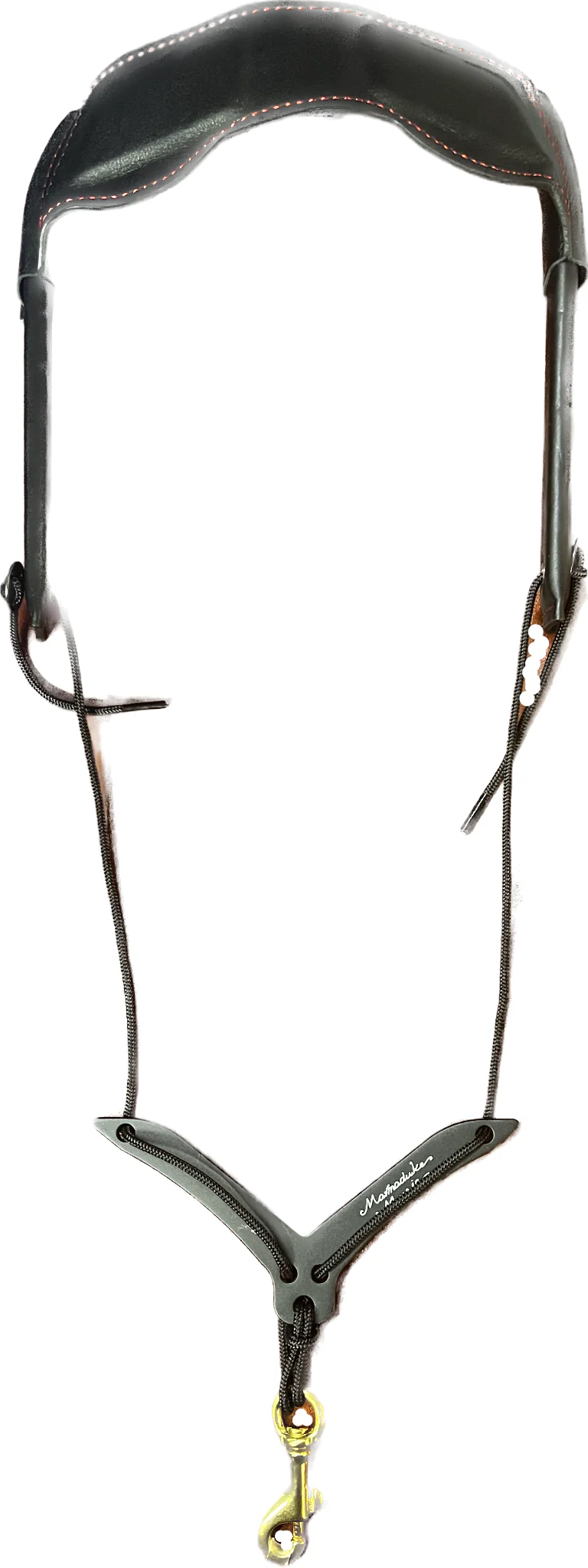 Marmaduke "Feather" Strap III GL - Leather Saxophone Strap - Image 9