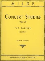 MILDE CONCERT STUDIES OPUS 26 FOR BASSOON VOL. II - 497