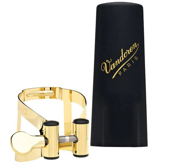M/O Vandoren Ligature & Cap for Alto Sax Ebonite Mouthpieces - Image 2