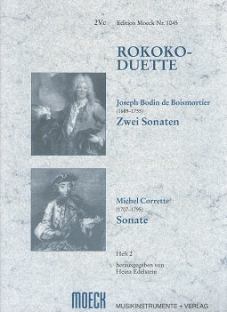 Moeck Book - Boismortier, J. B. (1689 - 1755)/ M. Corrette (1707 - 1795) Heinz Edelstein - Image 2