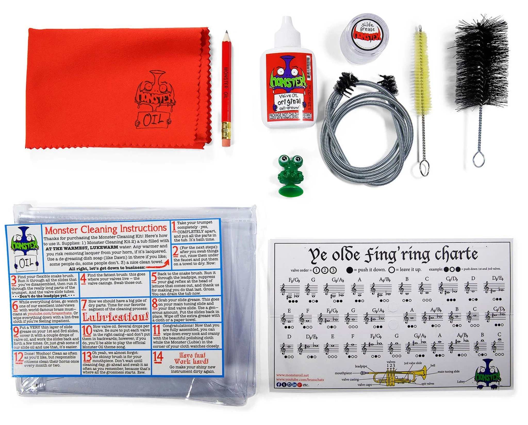 Monster Oil Care/Cleaning Kit for Trumpet - Image 2
