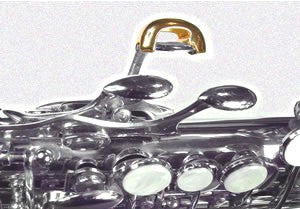 Oleg Skyscraper Palm Key Riser for Alto/ Tenor/ Bari Sax, Gold Plated -109 - Image 2