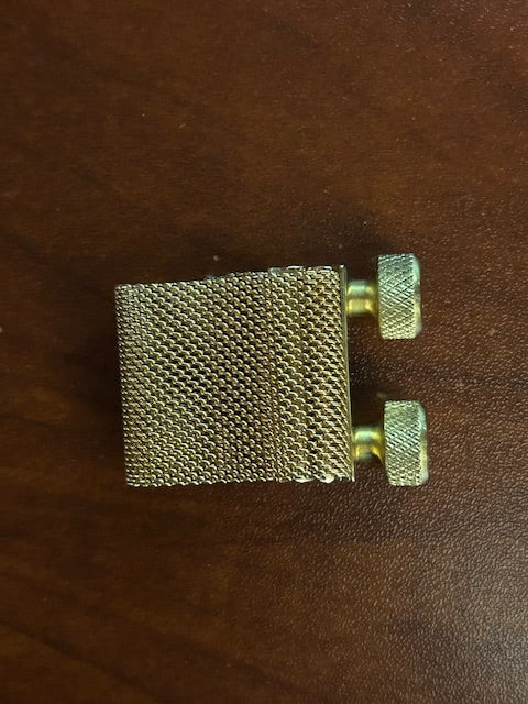 Oleg Ligature #04 - Matte Gold - for Metal Tenor or Alto Sax Mouthpieces - Image 4