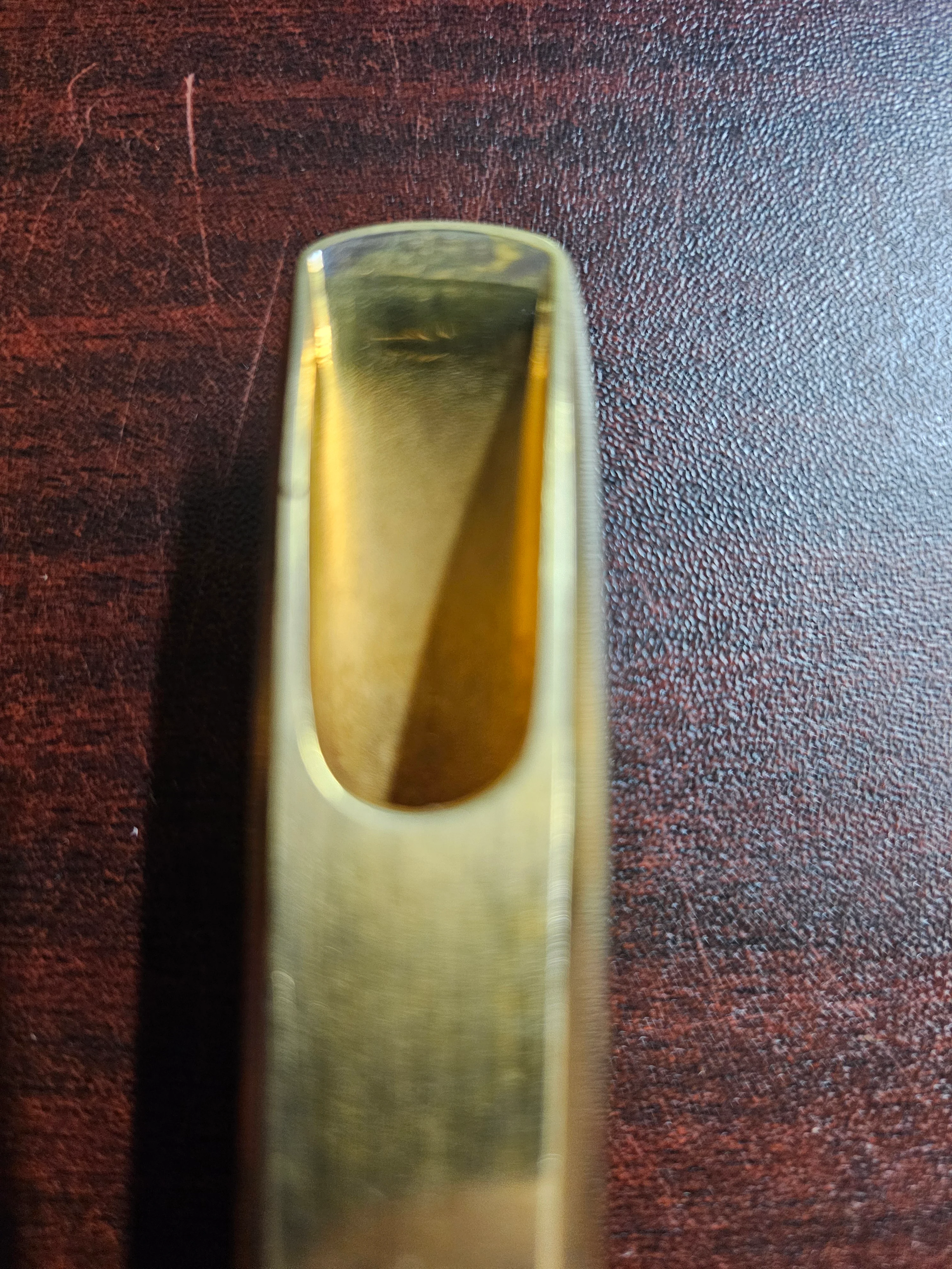 Otto Link Gold Plated Alto Sax Mouthpiece #9* - Old Inventory - Image 4