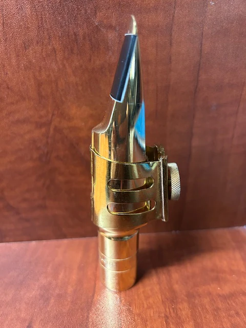 Otto Link Gold Plated Baritone Sax Mouthpiece #6 - Image 3