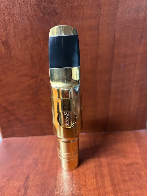 Otto Link Gold Plated Baritone Sax Mouthpiece #6 - Image 4
