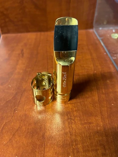 Otto Link Gold Plated Tenor Sax Mouthpiece - Image 2