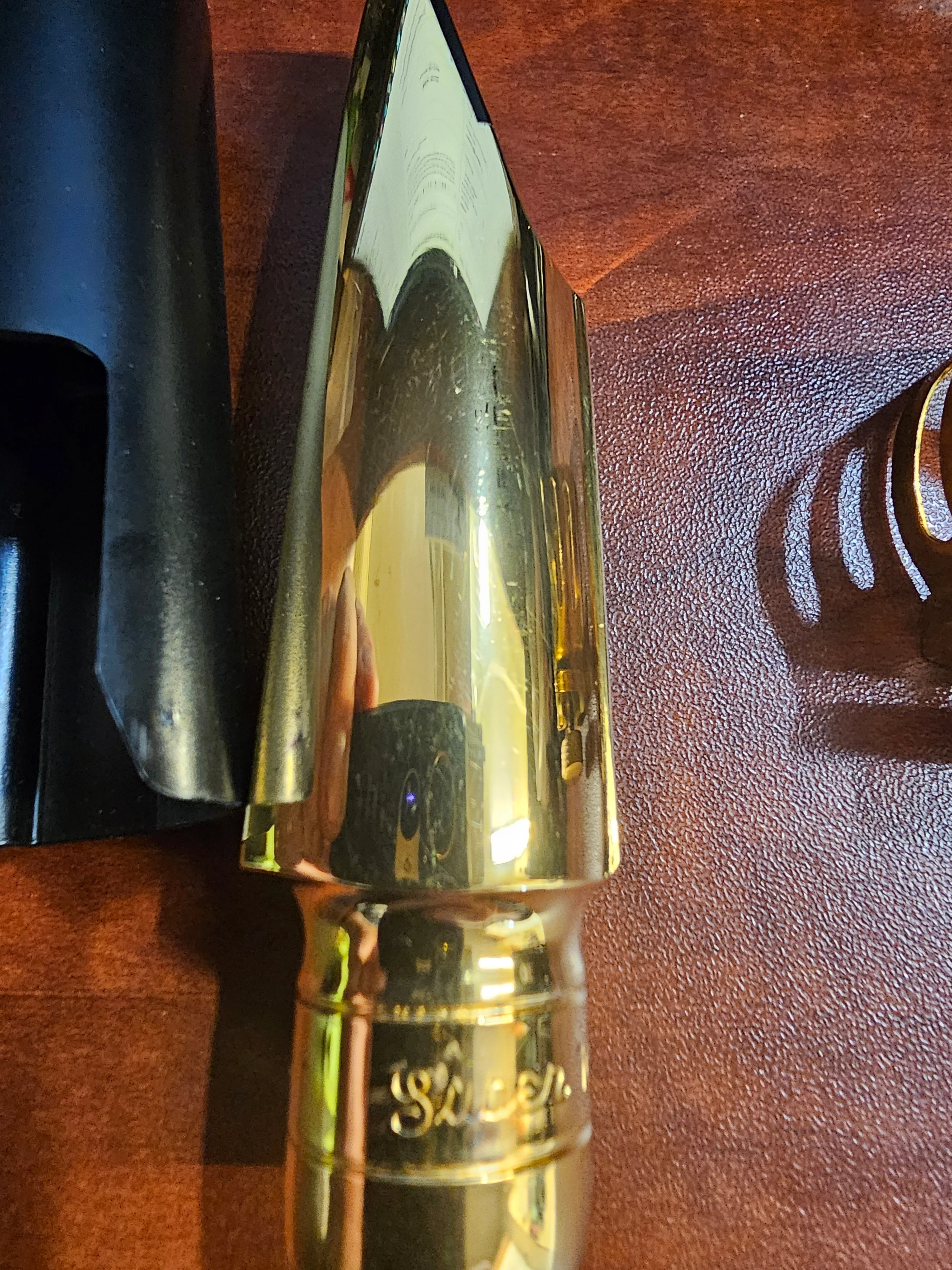 Otto Link New York Gold Plated Tenor Sax Mouthpiece 7* - Image 4