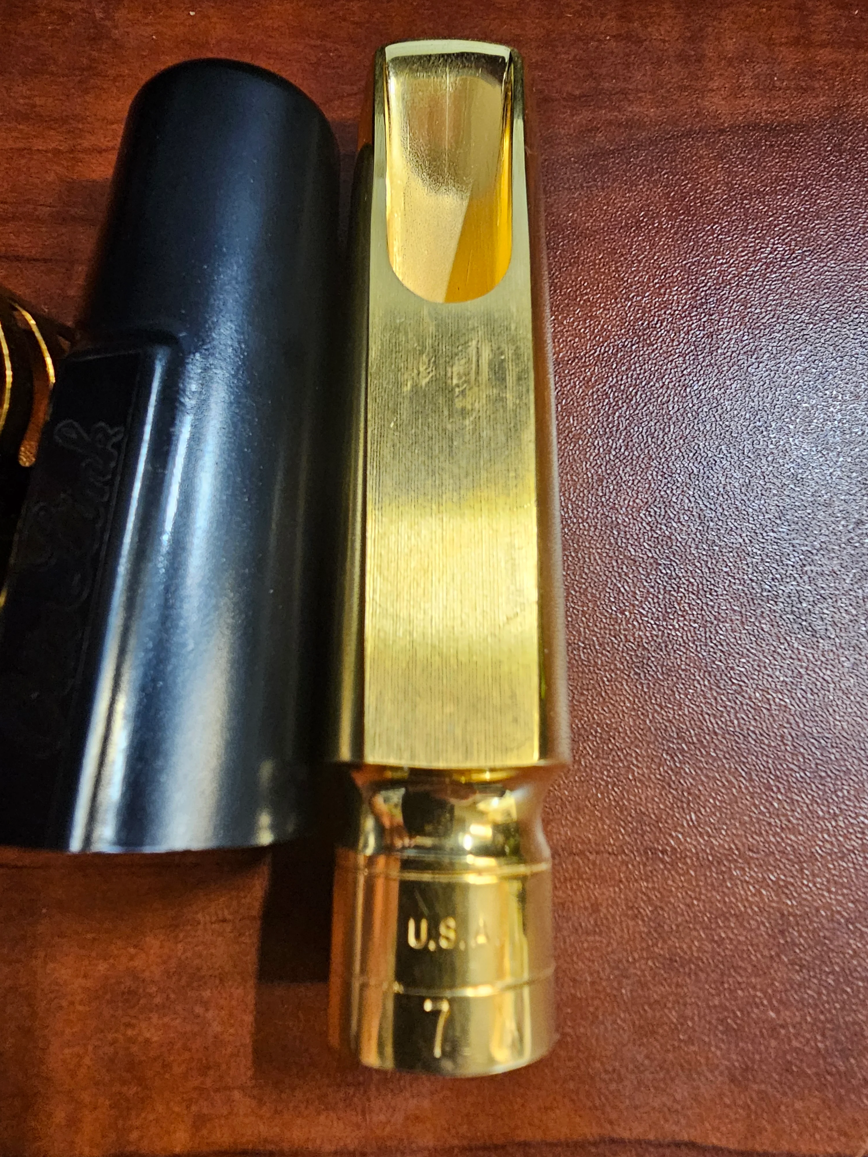 Otto Link New York Gold Plated Tenor Sax Mouthpiece 7 - Image 3